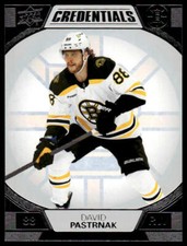 2022-23 Upper Deck Credentials David Pastrnak #8