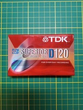 TDK Superior Normal Bias 120min Audio Cassette D120 