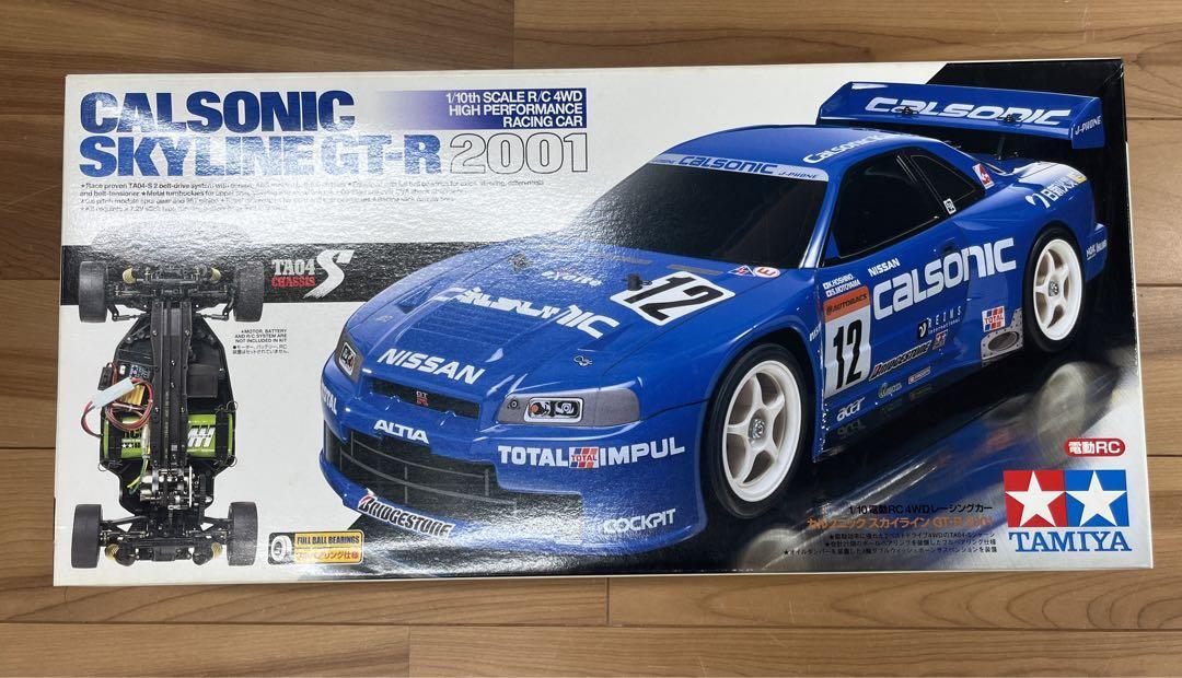 TAMIYA カルソニックスカイラインGT-R2001 TA-04Sシャーシ TAMIYA 1/10 Calsonic Skyline GT-R2001 TA-04S Chassis | eBay