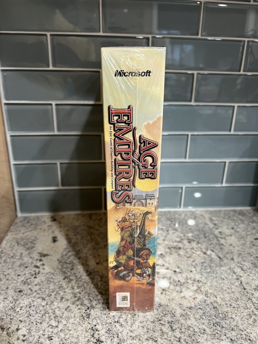 Age of Empires 1998 Big Box Windows 95 98 NT4.0 Vintage PC Game Age of Empires 1998 Big Box Windows 95 98 NT4.0 Vintage PC Game