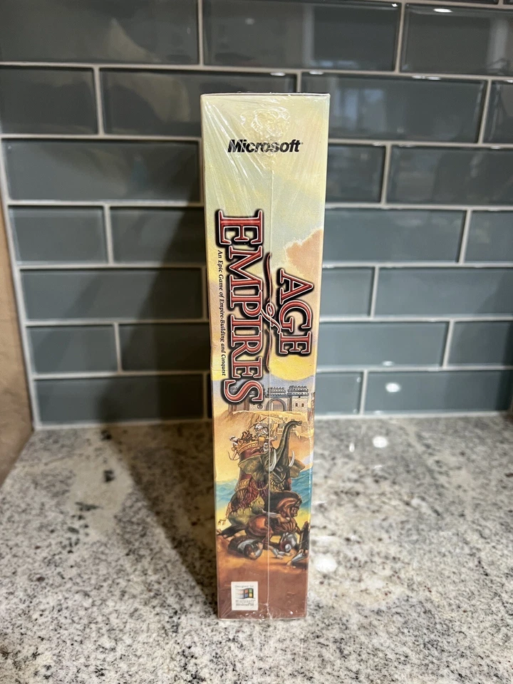 Age of Empires 1998 Big Box Windows 95 98 NT4.0 Vintage PC Game, 1.0 Sealed Game - Image 2 of 4