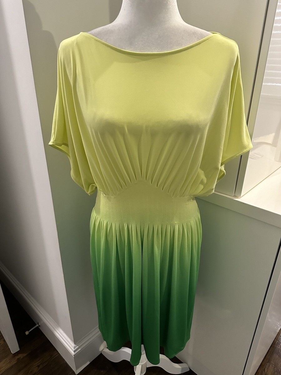 New catherine malandrino dress yellow green Ombr Large Stretch Flowy Butterfly | eBay New catherine malandrino dress yellow green Ombr Large Stretch Flowy Butterfly | eBay