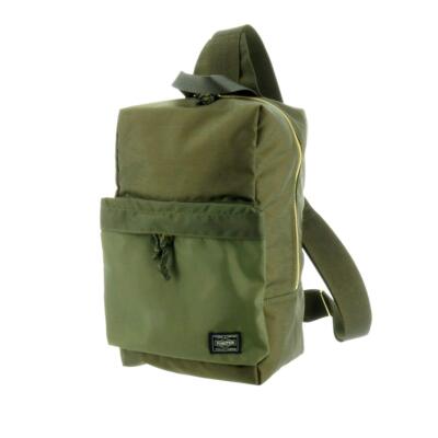 Porter Yoshida – Force Shoulder Bag (S) Olive Drab – Tenue de Nîmes