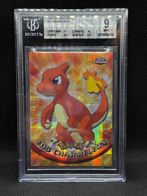 Pokemon Card English 2000 Topps Chrome Tekno Charmeleon #05 #5 05 BGS 9 pop 2