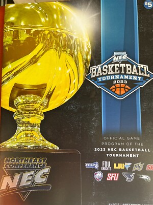 2023 NCAA NEC WOMEN'S MENS Basketball Tournament College Program FINAL FOUR 2025