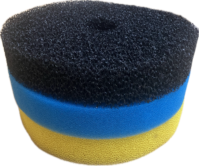 Pond Pressure Filter Foam Set 29cm Wide 3 Grades of Sponge Fits Jebao BF9000
