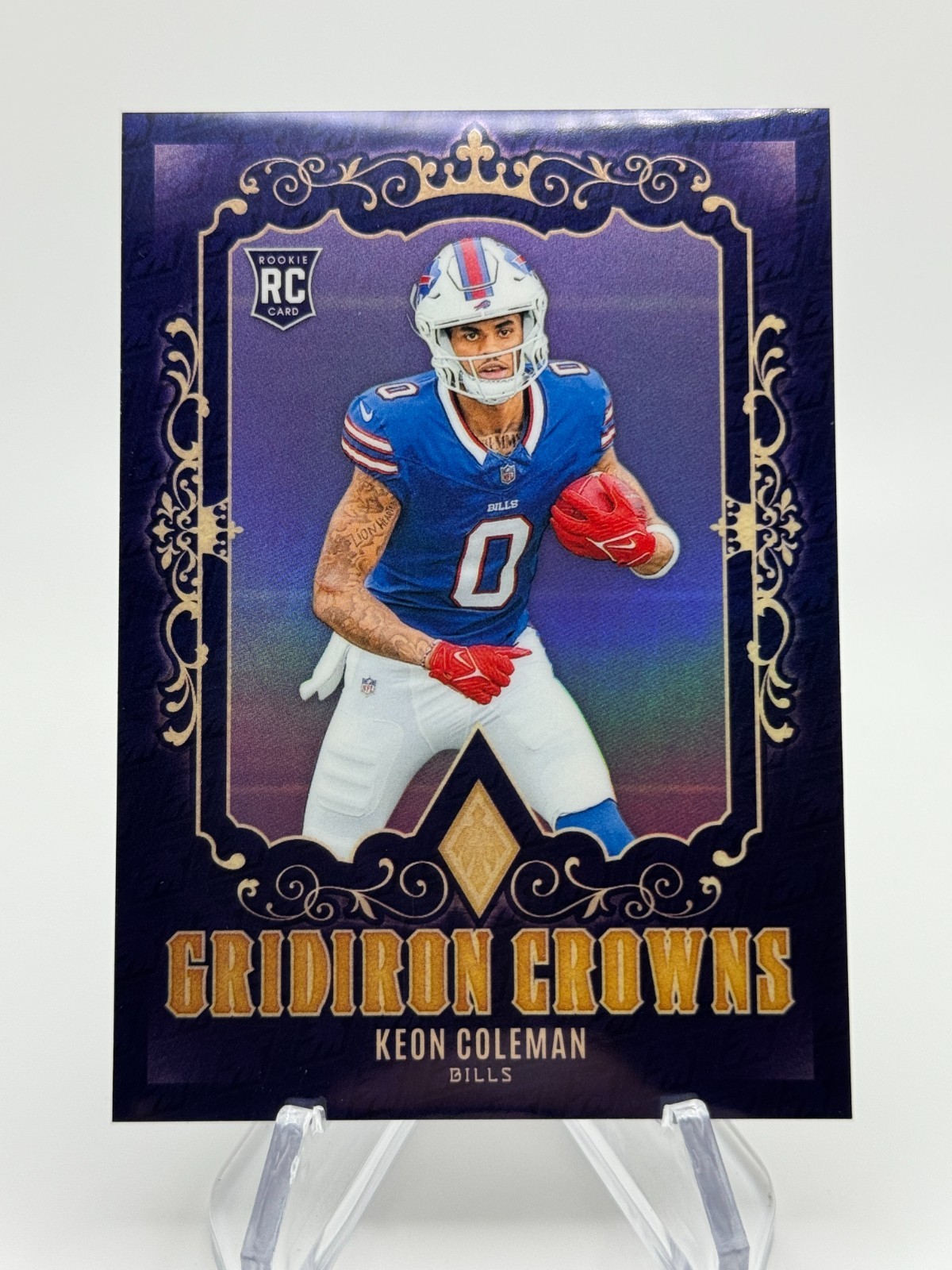 2024 Phoenix Football KEON COLEMAN Gridiron Crowns Rookie Case Hit #GCKCN Bills