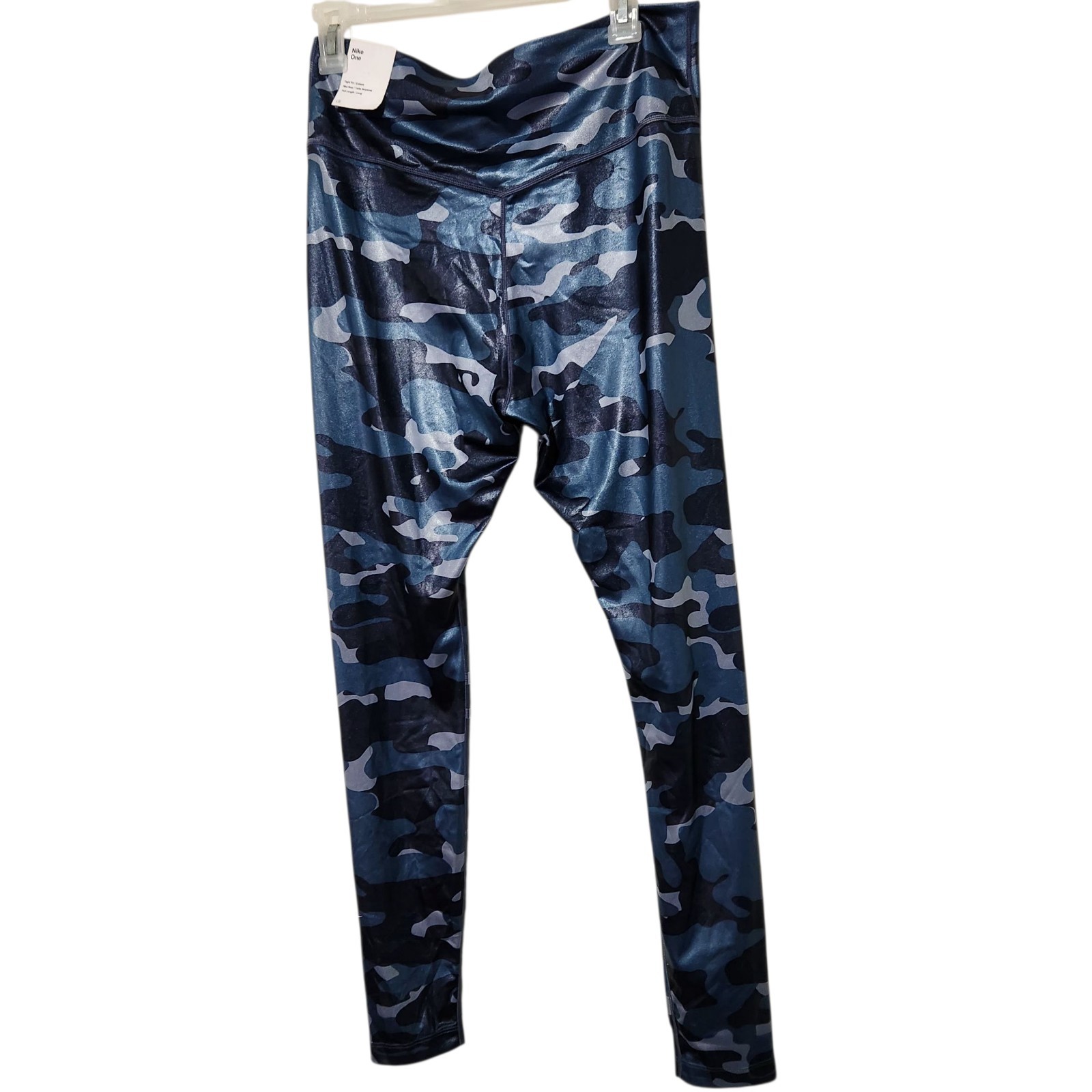 Nike Dri-Fit Camo Leggings for Women - Mid Rise Large Size