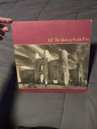 U2 - The Unforgettable Fire -LP Vinyl 1984  Island-90231 OG Press