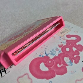COCORON Famicom Action Game Cartridge Pink Case Manual Used