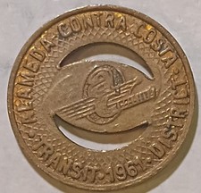 Oakland, California - Alameda - Contra Costa Transit 1961 Local Fare CA 575 Q