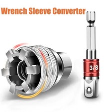 10-19mm Universal Socket Tool Adjustable Multifunction Wrench Sleeve Adapter Kit 10-19mm Universal Socket Tool Adjustable Multifunction Wrench Sleeve Adapter Kit