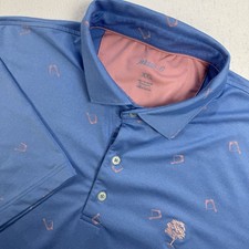 johnnie  O Men  s XXL Final Final Print Golf Polo PREP  FORMANCE JMPO4230