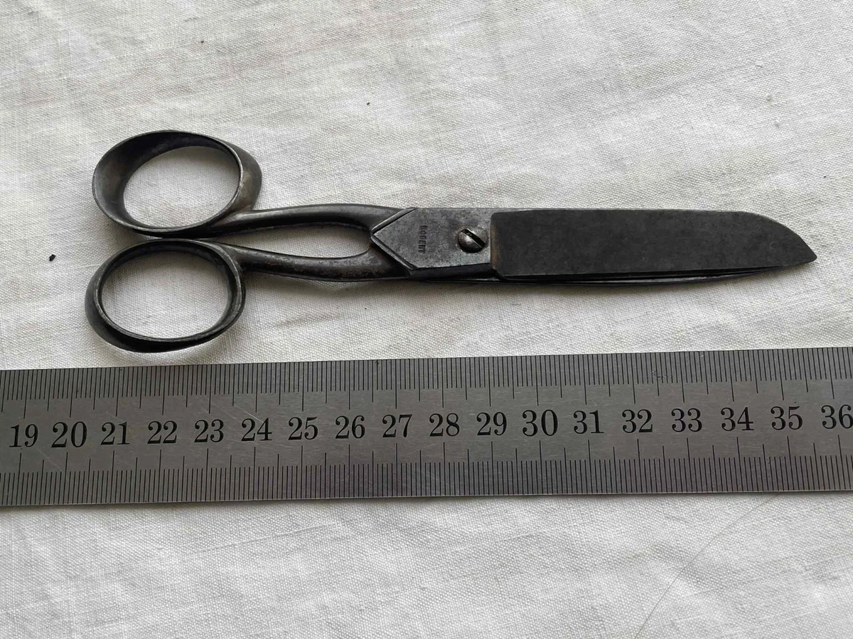 Ciseaux De Couture Anciens – Acier Fin Nogent – Fin XIXe Siècle – Antique Scissors France