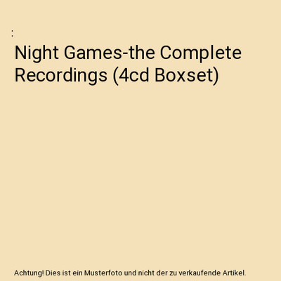 Night Games-the Complete Recordings (4cd Boxset)