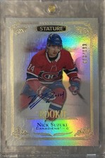 Nick Suzuki 19/20 Upper Deck Stature Rookie Auto /199