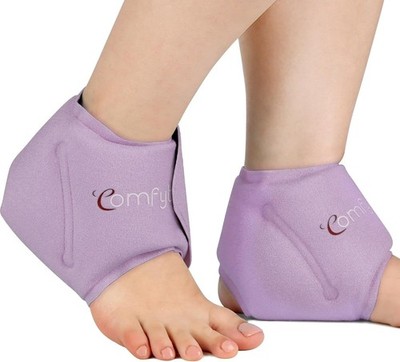 Comfytemp Ankle Ice Pack Wrap for 2 PACK NEW IN BOX PURPLE 395