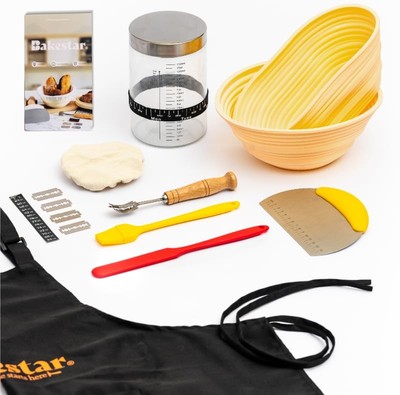 Sourdough Starter Kit Complete with Durable Baking Supplies Easy to Clean