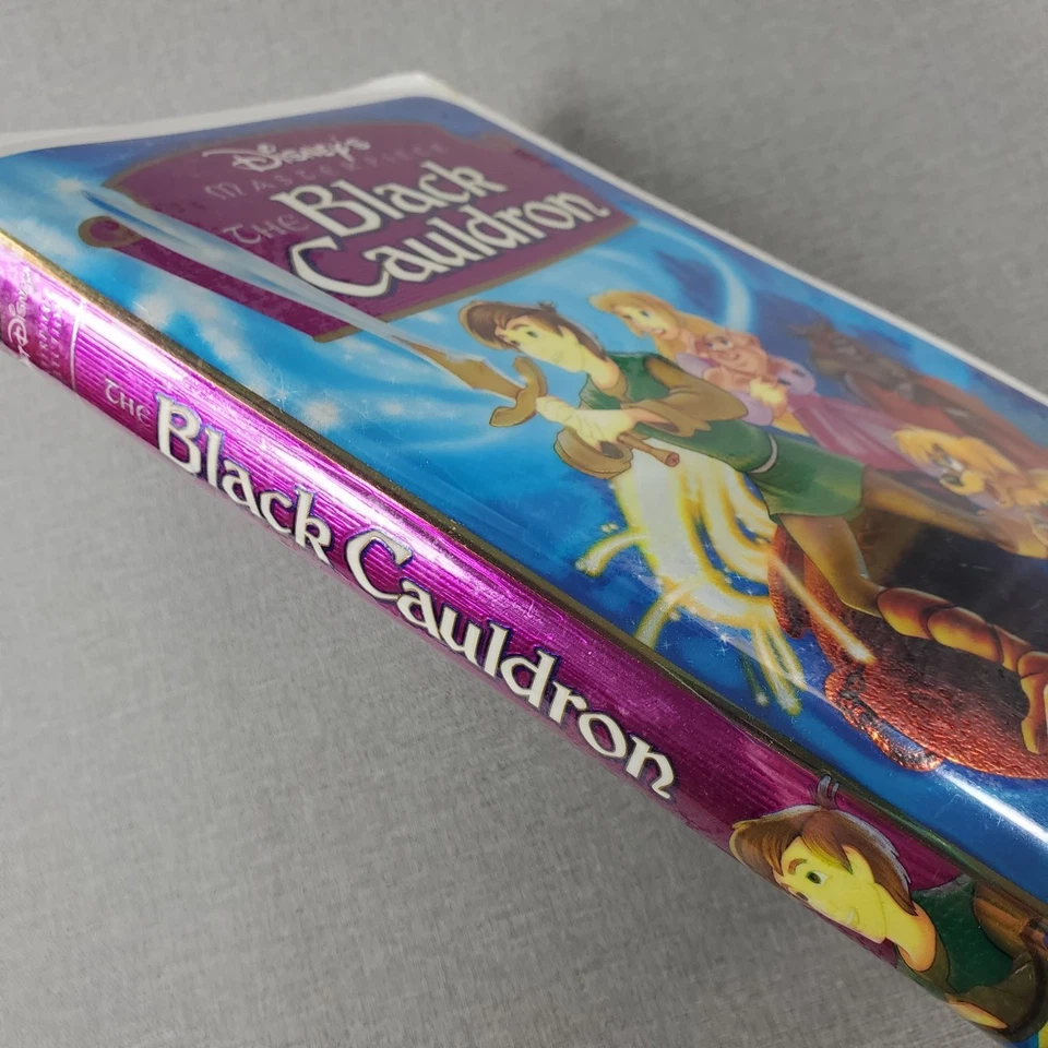 The Black Cauldron VHS 1985 Animation Disney Masterpiece Buena Vista Foto 3 de 4