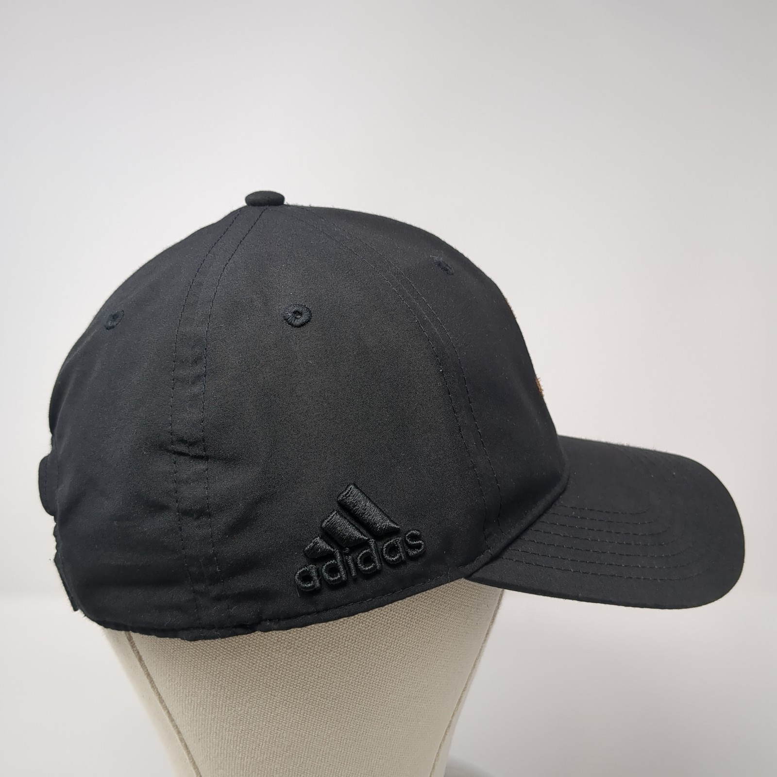 Grumpy Strapback Baseball Hat Solid Black One Siz… - image 5
