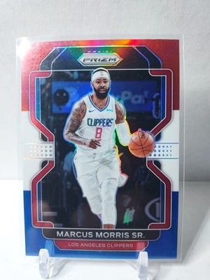2021-22 Panini Prizm - Marcus Morris #14 Red White & Blue Prizm