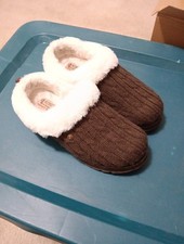 Skechers Women's Bobs Keepsakes Slippers Cozy Blend Chocolate Size 7