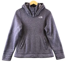 The North Face Crescent Hooded Pullover Fleece sweater size M