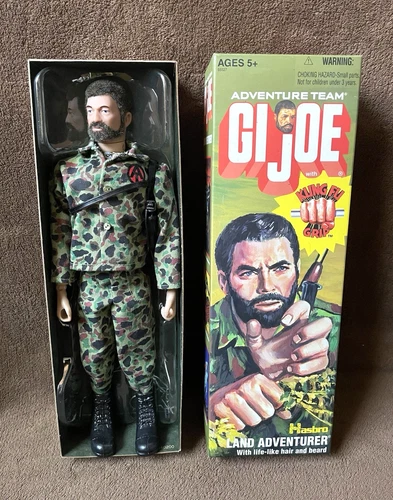 GI Joe Adventure Team - Land Adventurer Kung Fu Grip 12" NM Figure & Box - 2006