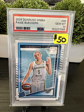 Panini 2025 Donruss WNBA Rated Rookie Paige Bueckers #86 RC PSA 10