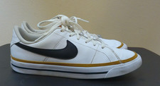 Nike Court Legacy "Next Nature" Shoes White/Ochre Size 6.5Y DA5380-102