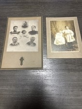 Vintage Antique Photo Lot X 4 Cabinet CDV Women Children
