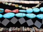 Gemstone Beads Lot ~3 lbs Turquoise Tigereye Jasper Opal Strands & Pendants — photo 9