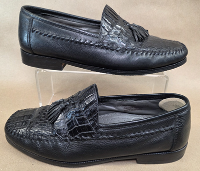 Florsheim Imperial Genuine Caiman Alligator Leather Loafer (size 10) Florsheim Imperial Caiman Alligator Leather Cap Shoes main image 4