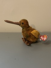 TY Beanie Baby - BEAK the Kiwi Bird 5.5 inch - MWMT's Stuffed Animal Toy