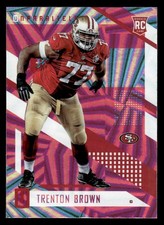 Trenton Brown 2017 Panini Unparalleled Wedges RC #196 San Francisco 49ers ESE