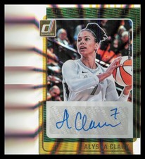 2025 Donruss WNBA Signature Series Holo Laser #7 Alysha Clark Auto 