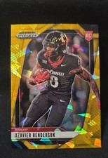 2025 Panini Prizm Draft Picks - Xzavier Henderson #15 Gold Ice Prizm (RC)