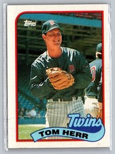 1989 Topps #709 Tom Herr