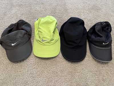 Lot of 4 VTG Nike Tailwind Hat Cap 7 Panel Running Mesh 90s 