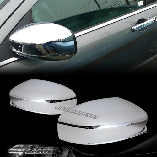 Chrome ABS Side Full Mirror Covers Cover Caps For 2011-2020 Chrysler 300/300C