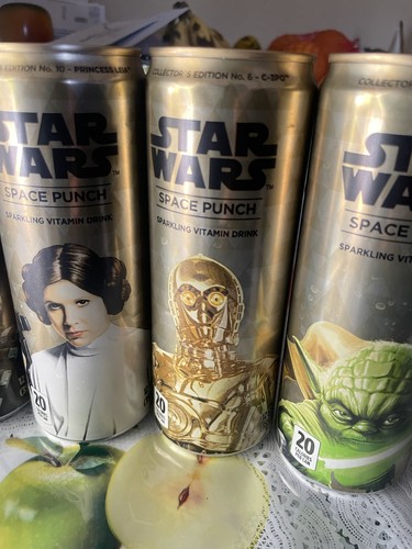 2017 New Star Wars Space Punch Collectors Edition Gold 5 Cans limited edition - Picture 3 of 5