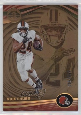 2023 Panini Illusions Bronze 256/499 Nick Chubb #24 1u3i