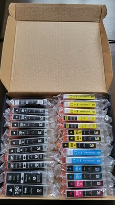 25x Canon 250XL 251XL Compatible Ink Cartridges NEW Sealed Mixed Lot Extra Black