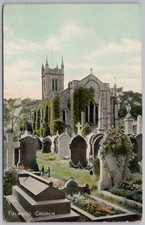 FULWOOD Yorkshire The Church Postcard, Postmarked 1907
