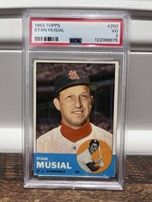 1963 Topps #250 Stan Musial - PSA 3