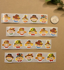 20 FALL STICKERS/SCARECROW STICKERS/AUTUMN STICKERS/ THANKSGIVING STICKERS