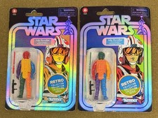 2 Star Wars Retro Collection Luke Skywalker Snowspeeder Prototype New Sealed