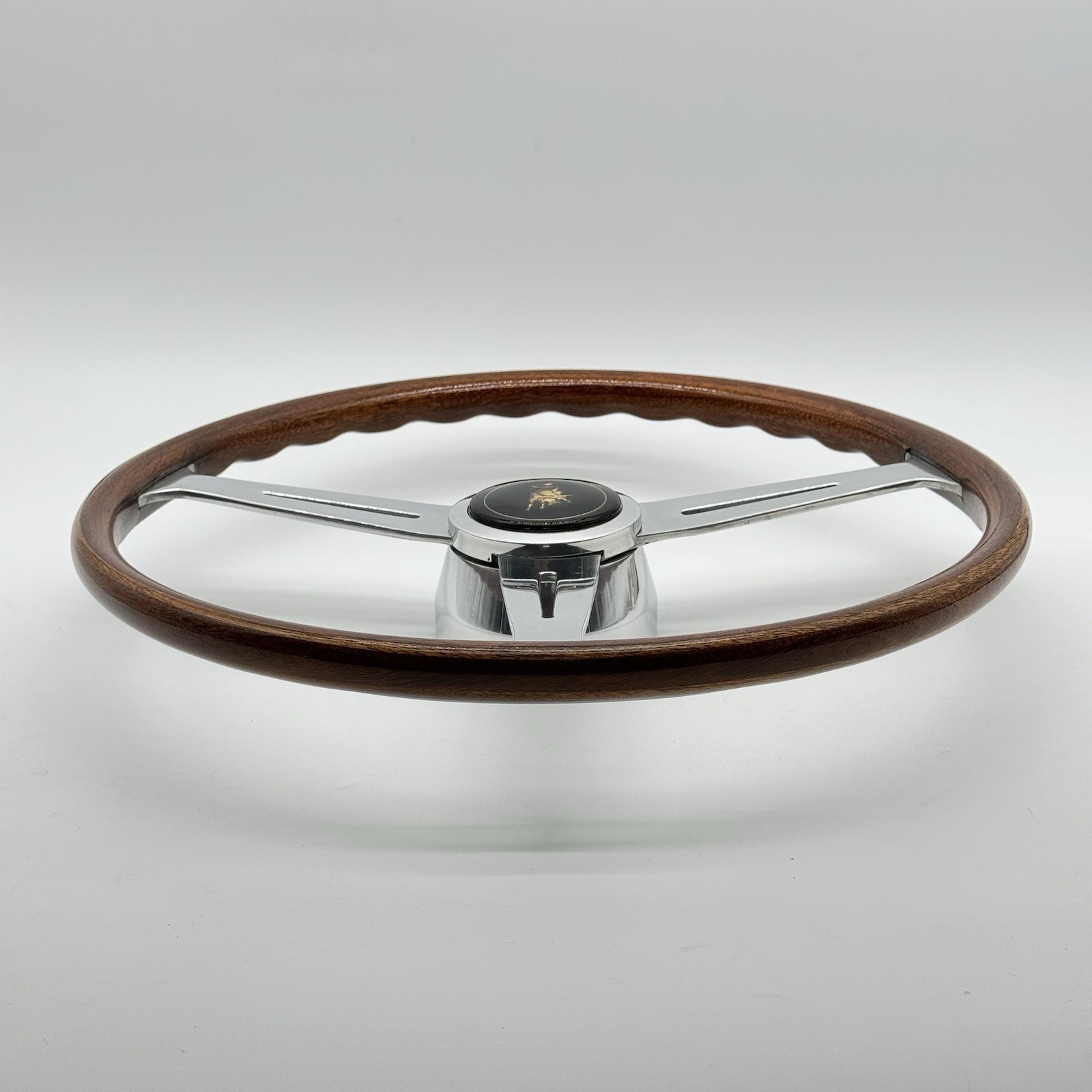 Lamborghini 350GT 400GT Hellebore Steering Wheel + Horn Button 40cm ORIGINAL