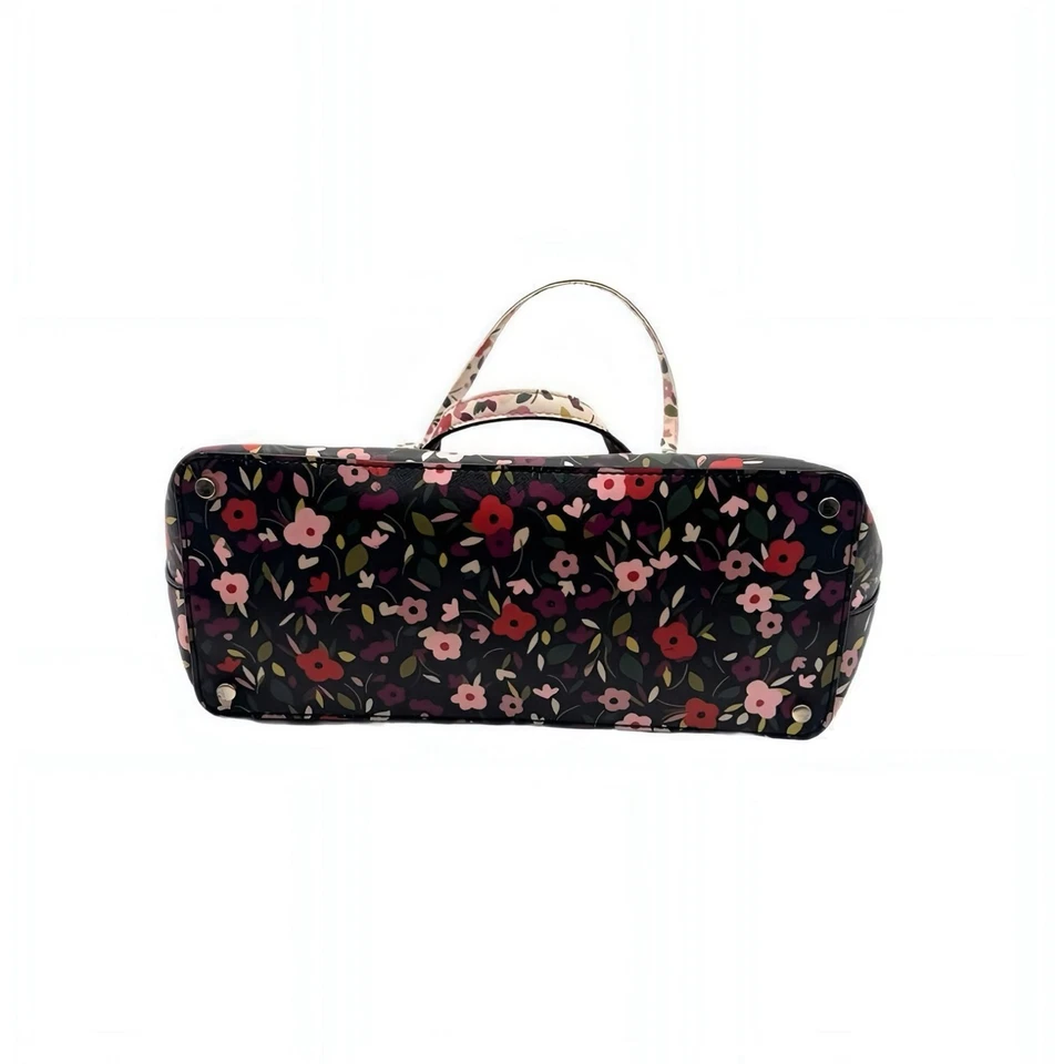 Bolso de Mano Kate Spade Floral Grande Laurel Way Dally Boho Imitación Cuero Cremallera Hombro Foto 2 de 4
