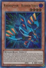 Raidraptor - Rudder Strix - BLLR-EN014 - Ultra Rare - 1st Edition Near Mint Yugi